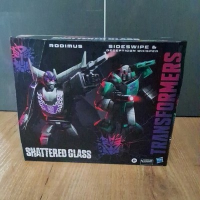 Transformers Shattered Glass Rodimus & Sideswipe Figur Set Neu Versiegelt