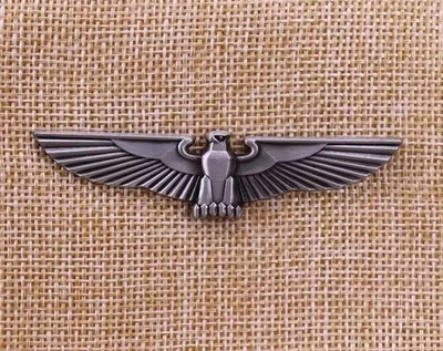 German Eagle Silver Winged Military Broach Pin Jewelry