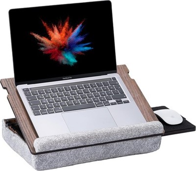 Multi-Functional Couch Laptop Desk - Adjustable Tray with Carry Handle & Comfort