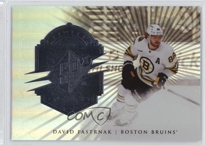 2024-25 SPx Finite Silver 35/399 David Pastrnak #F-20 1r79