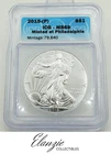 2015(P) American Silver Eagle ICG MS69, Minted at Philadelphia, Mintage 79,640