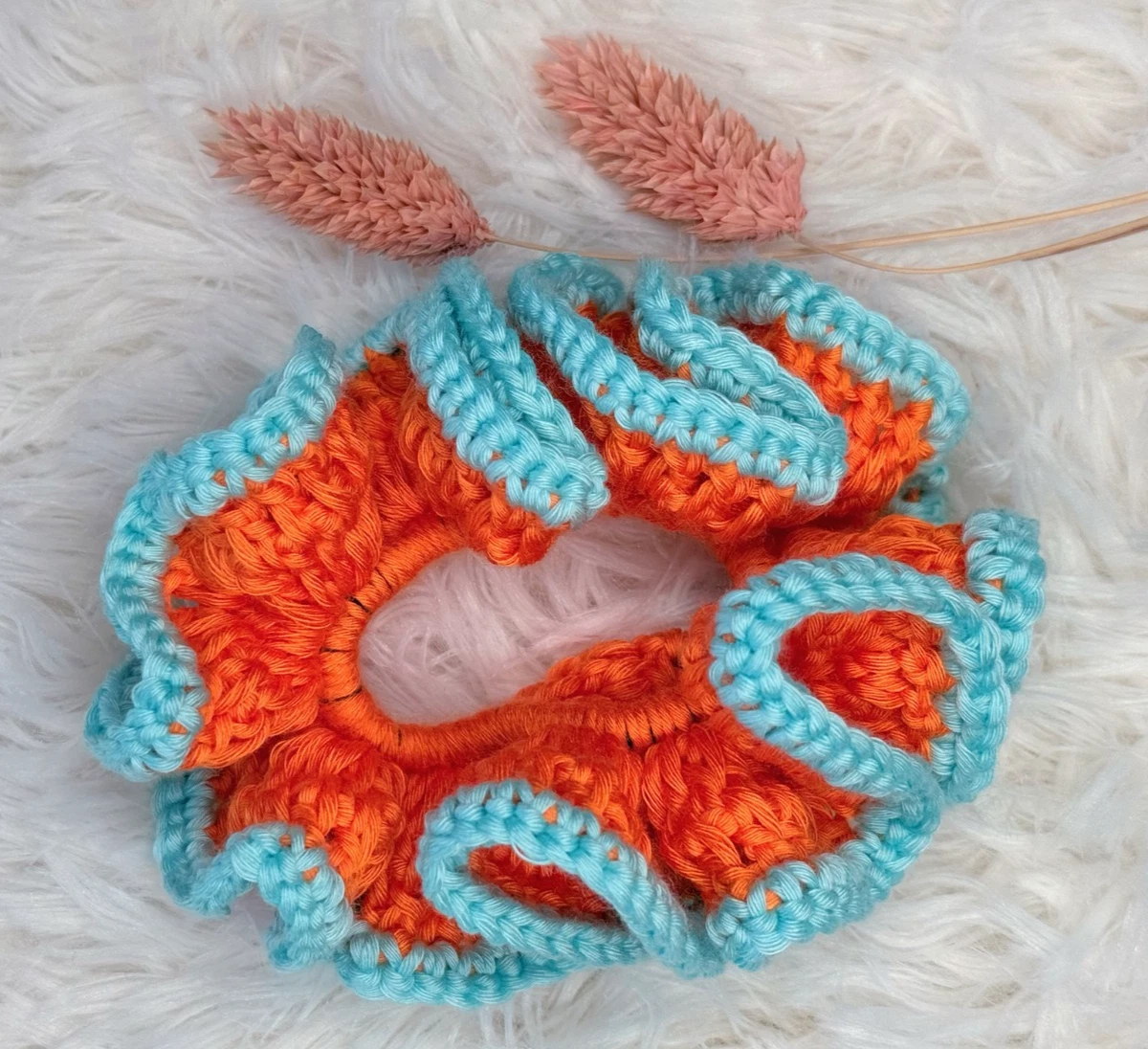 French Knot Orange Wool Floral Embroidered Beaded Headband Ear Warmer Boho NWT NWT Tasha Orange Beaded Flower Headband Hair | Mercari main image 4