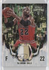 2015-16 Panini Totally Certified Materials Camo 4/25 Taj Gibson #TCM-TG ly9