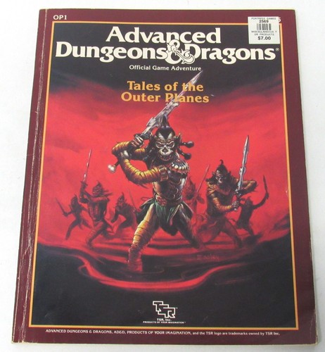 TSR 9225 AD&D Tales of the Outer Planes OP1 1988 Advanced Dungeons & Dragons