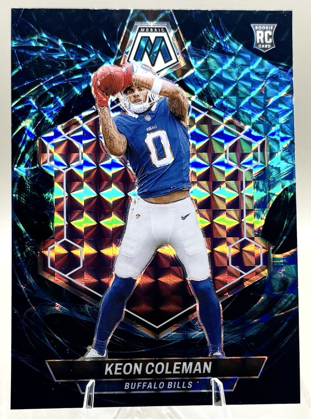 2024 Mosaic Genesis Keon Coleman RC Genesis Mosaic Prizm Rookie #333 Bills