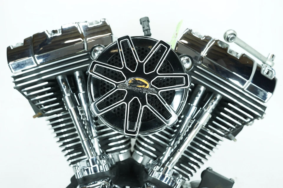 2012 Harley Touring FLTRX Road Glide OEM EFI Twin Cam 103 Engine Motor 21K Foto 2 de 4