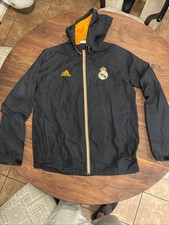 2013-14 Real Madrid adidas Hooded Track Jacket Size Medium