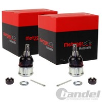 2X Metzger Traggelenke Vorne Beidseitig Passend FÜR Honda Accord Links+Rechts
