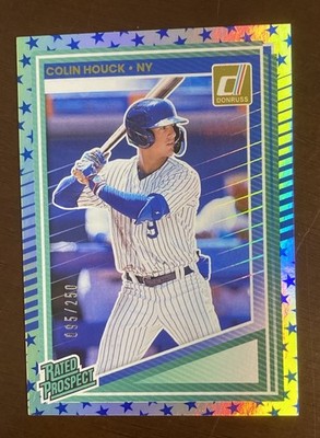 Panini Donruss 2025 Colin Houck New York Mets Rated Prospect #121 095/250