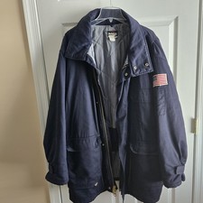 Bulwark Heavy Weight Men's Jacket, Blue, Size XXL. Free Shipping