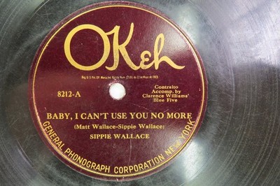 Sippie Wallace & Louis Armstrong - OKEH 8212 - Baby, I Can't Use You No More