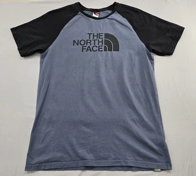 T-shirt à manches courtes The North Face M Raglan pour hommes en bleu marine - Photo 1/4