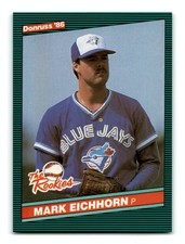 Mark Eichhorn 1986 Donruss The Rookies RC #13 Toronto Blue Jays NM-MINT