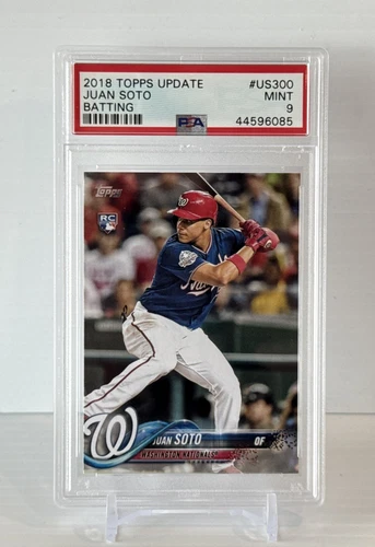 2018 Topps Update Series - JUAN SOTO #US300 Batting RC PSA 9 Mint Nationals