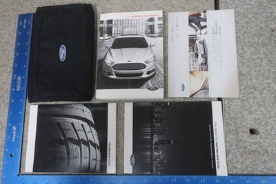 Ford Fusion S SE TITANIUM Owner's Manual 2014 Book Set 14 Free Shipping OEM OM39
