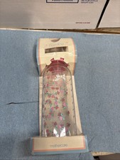Vintage Mothercare 9oz Baby Bottle For Feeding, With Flower Hearts Design