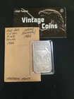 VINTAGE MADISON MINT 1984 HAPPY BIRTHDAY 1 OZ .999 FINE SILVER BAR
