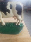 Vtg 3.5 Pound Vintage Cast Iron Cow Door Stop  & Boot Scraper — photo 5
