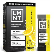 LMNT Zero Sugar Electrolytes - Lemonade  Drink Mix  18-Count 18 Count
