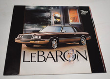 1983 Chrysler Auto Dealer Sales Brochure - Lebaron