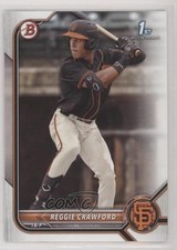 2022 Bowman Draft Reggie Crawford #BD-33 0l1