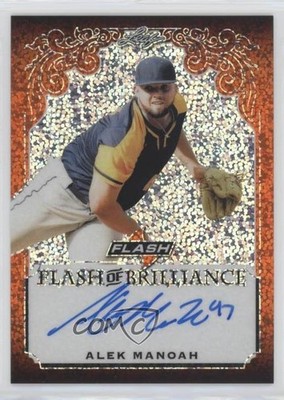 2019 Leaf Flash of Brilliance Orange 9/10 Alek Manoah #FB-AM2 Auto m2a