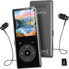 64GB Bluetooth MP3 Player 1.8" Touch Screen FM Radio Portable Sports Player