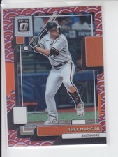 2022 Donruss Optic TREY MANCINI Photon Prizm Case Hit Orioles #183