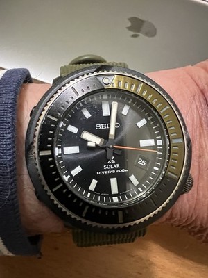 Seiko Prospex Diver Men's Green Watch - SNE547 47mm Tuna 200 Meters