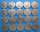 Roll of Kennedy Half Dollars 40% Silver