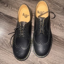 Dr. Martens Men s Black Leather Wingtip Brogue Oxford Dress Shoes US 10