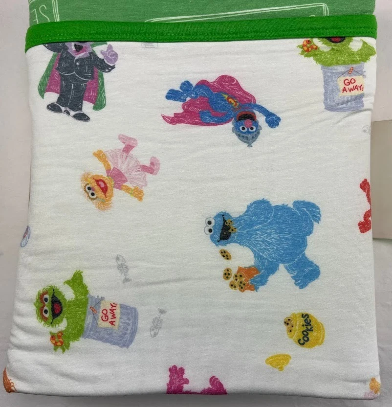 芝麻街 3 层被子婴儿幼儿毯铜珍珠柔软 46 英寸男女通用 — 第 3/4 张图片