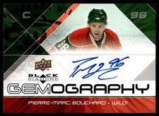 2008-09 Upper Deck Black Diamond Gemography Rod Pelley Auto New Jersey Devils