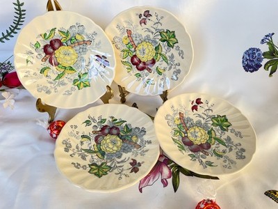4 Royal Doulton China The Kirkwood Saucers 5 3/4'' ONLY 1950s