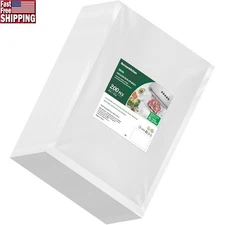 BPA Free Vacuum Sealer Bags 8x12 Quart Heavy Duty Commercial Grade Food Storage