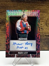 2025 Panini Prizm Black Marv Levy Snakeskin AUTO /15 Bills