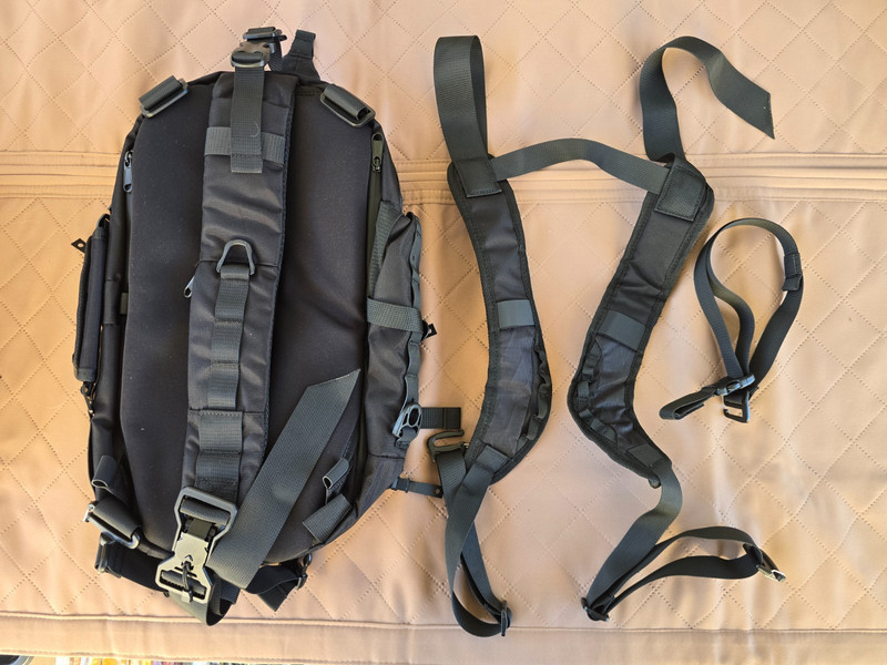 CODE OF BELL X-PAK EVO Sling Pack (L)  + Backpack Harness Kit Black Complete Set