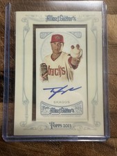 2013 Topps Allen &amp; Ginter's - Framed Mini Autographs Tyler Skaggs #AGA-TS RC