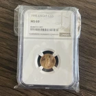 1996 GOLD Eagle $5 Coin Graded MS69 By NGC 1/10th Gold!!