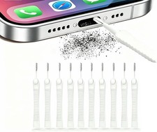 10-Pack Phone Charging Port Cleaning Tool Kit Mini Brushes for iPhone