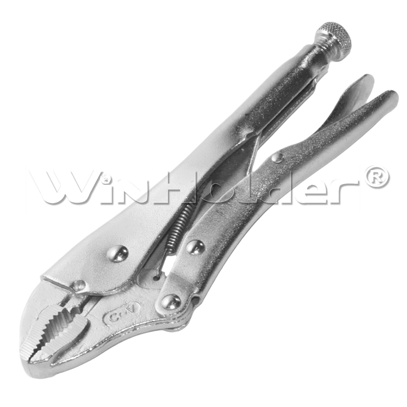 10" Curved Jaw Locking Pliers Heavy Duty Cr-V Steel Clamp Multi Functional Tool