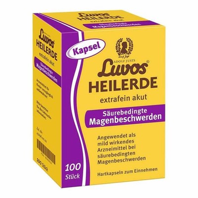 Luvos Heilerde extrafein akut Säurebedingte Magenbeschwerden Kapseln  · 100 St ·