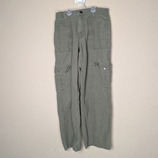 Aeropostale Utility Cargo Pants Olive Green Y2K Streetwear Sz S Y2K trousers