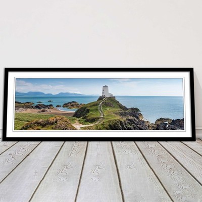 Llanddwyn Island und Leuchtturm, Anglesey, Nordwales. Gerahmtes Bild Auswahl