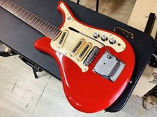 Yamaha Sg-5A rojo coral Japón vintage Sg5A producido por 1966 a 1970