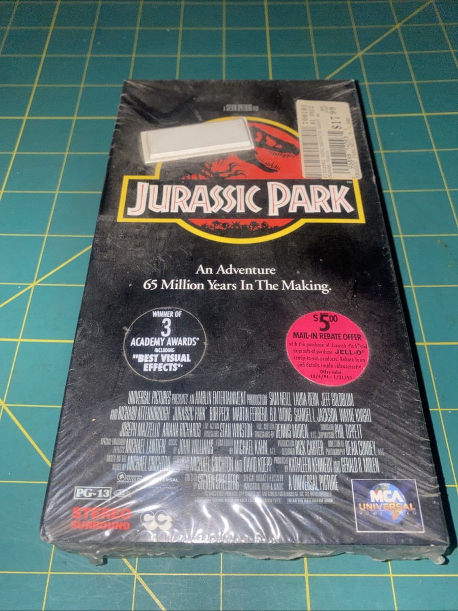 Jurassic Park by Steven Spielberg (VHS, 1993) for sale