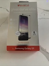 ZAGG INVISIBLE SHIELD FOR SAMSUNG GALAXY S9 GLASS CURVE ELITE TEMPERED BRAND NEW