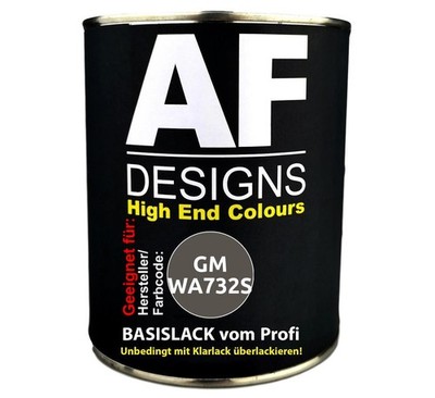 250ML Autolack für GeneralMotors WA732S Warm Mist Metallic Basislack spritzferti