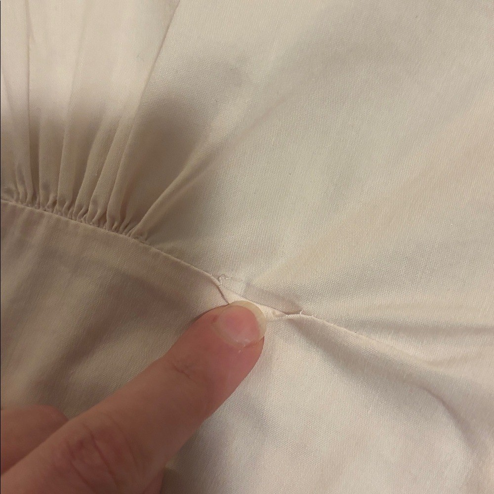 Zara Basic Sleeveless Button Down Y2K Light Pink … - image 3