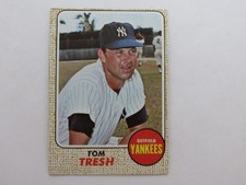 Old Baseball Card - 1968 Topps - 69 Tom Tresh - Poor